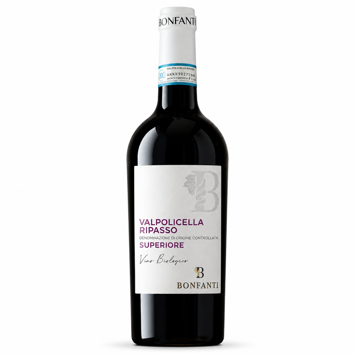 Bonfanti Valpolicella Ripasso DOC Organic – Økologisk Italiensk Rødvin 75 cl