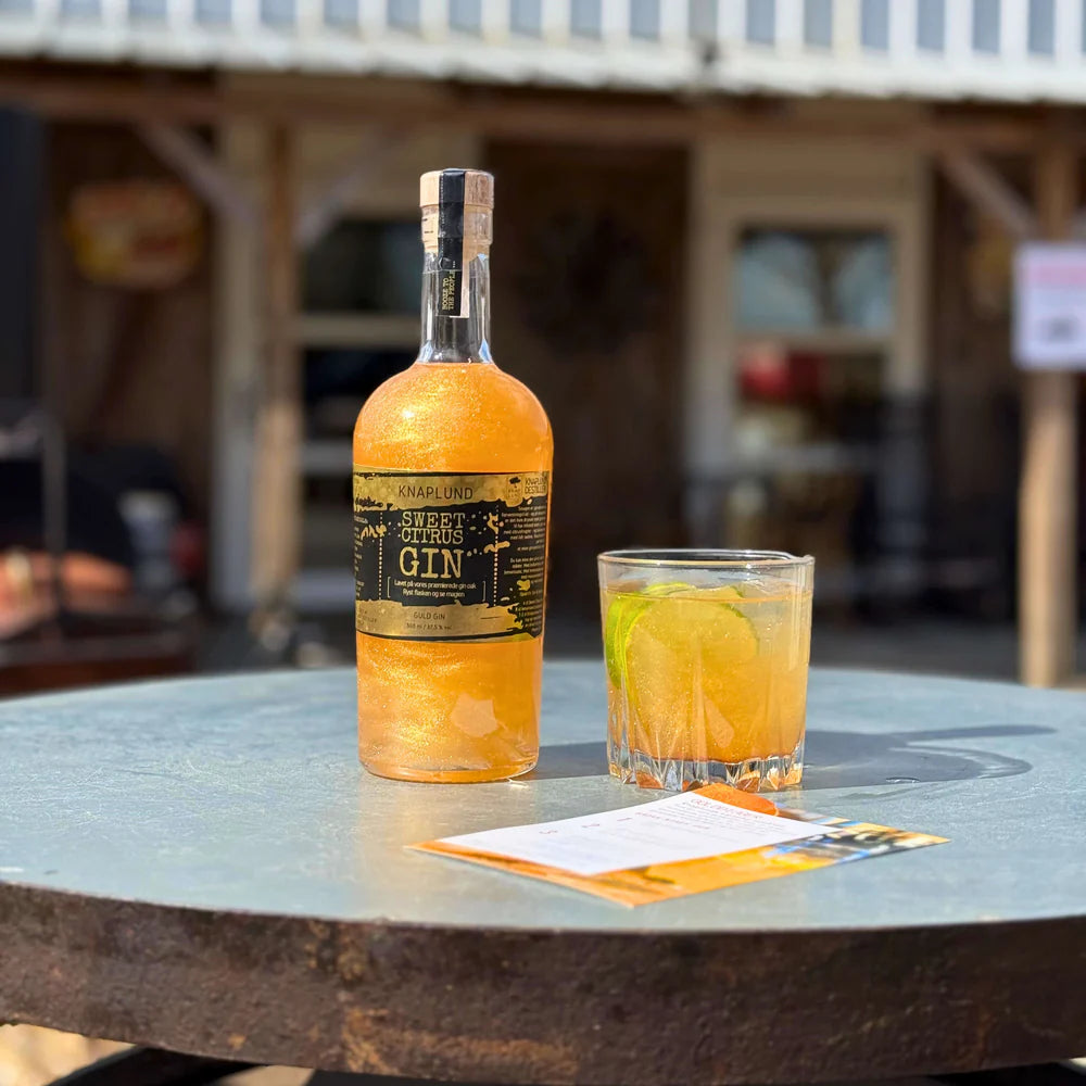 Sweet Citrus gin m/ Guldglimmer 37,5%