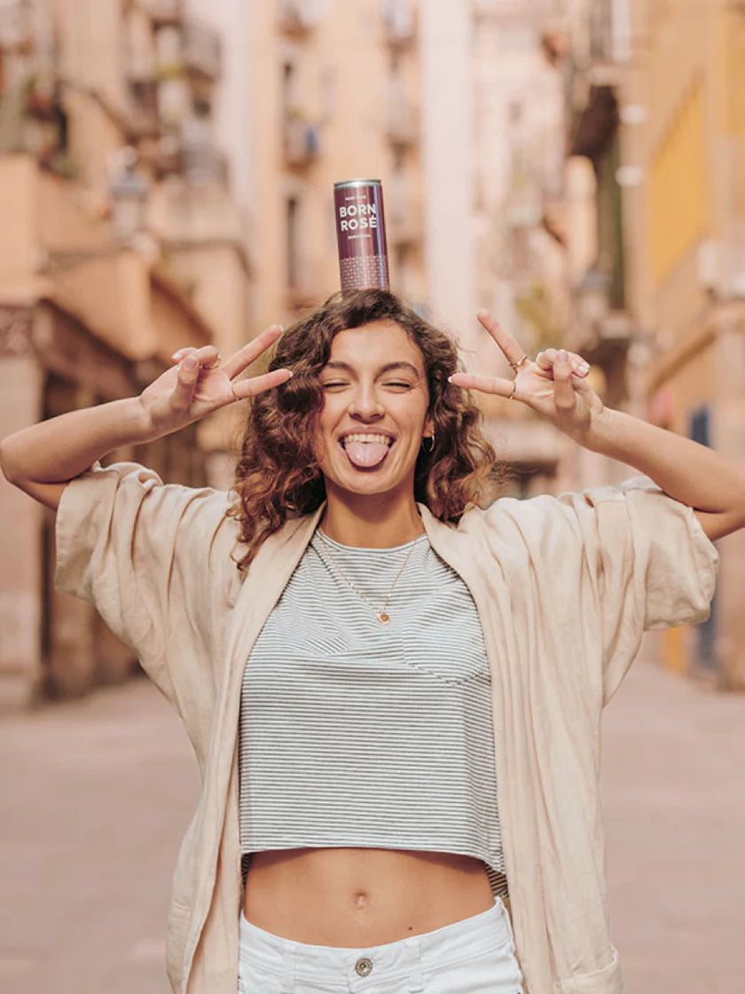 Spansk rosévin på dåse