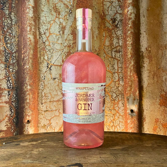 Jordbær & Rabarber gin m/sølvglimmer  37,5%