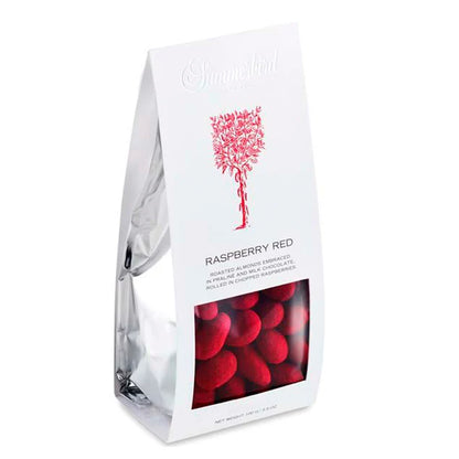 Summerbird - Raspberry Red Mandler – Økologisk 100 g 🍓🍫