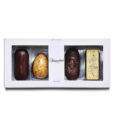 Summerbird Gaveæske – 4 stk. Økologisk Luksuschokolade 🍫🌿