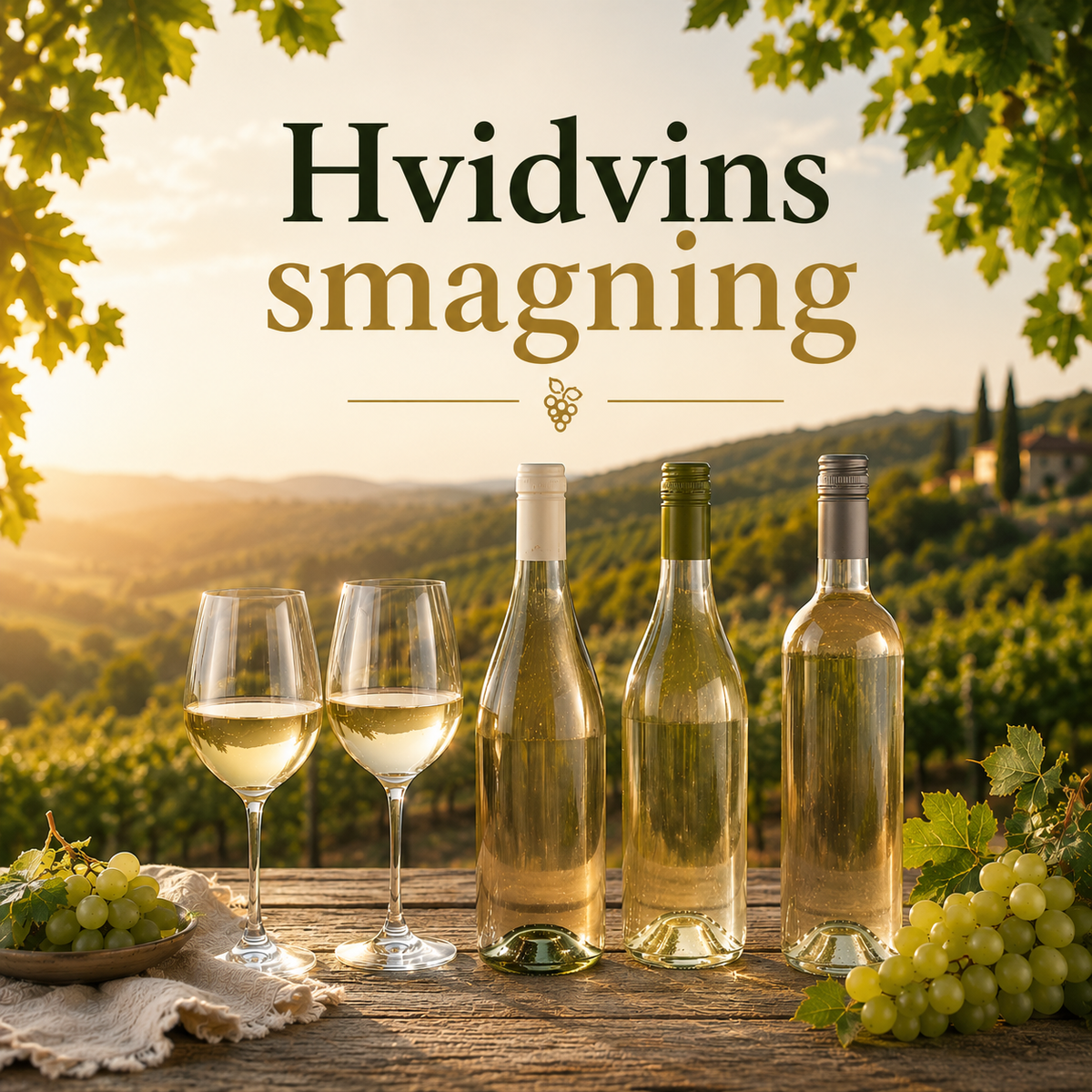 Hvidvinssmagning for 8–10 personer