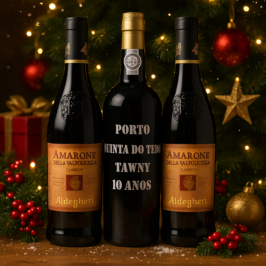 Julepakke – Luksus (2× Amarone & 1× Tawny 10 Years)