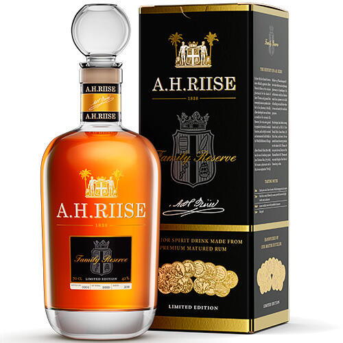 A.H. RIISE FAMILY RESERVE SOLERA 1838 ROM 70 CL 42%